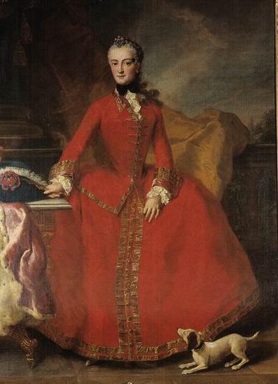 Georges desmarees Portrait of Maria Anna Sophia of Saxony Germany oil painting art
